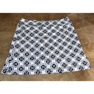 Golftini Circle of Love Skort XL Blue White Golf Tennis Athletic Skirt Shorts